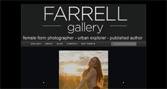 Desktop Screenshot of farrellgallery.com