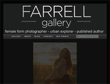 Tablet Screenshot of farrellgallery.com